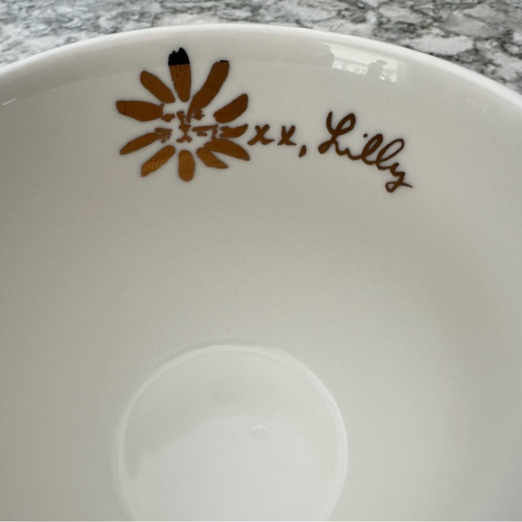 Lilly Pulitzer 12 oz Ceramic Coffee Mug, High Maintenance, Set of 2, Like New - Picture 6 of 8